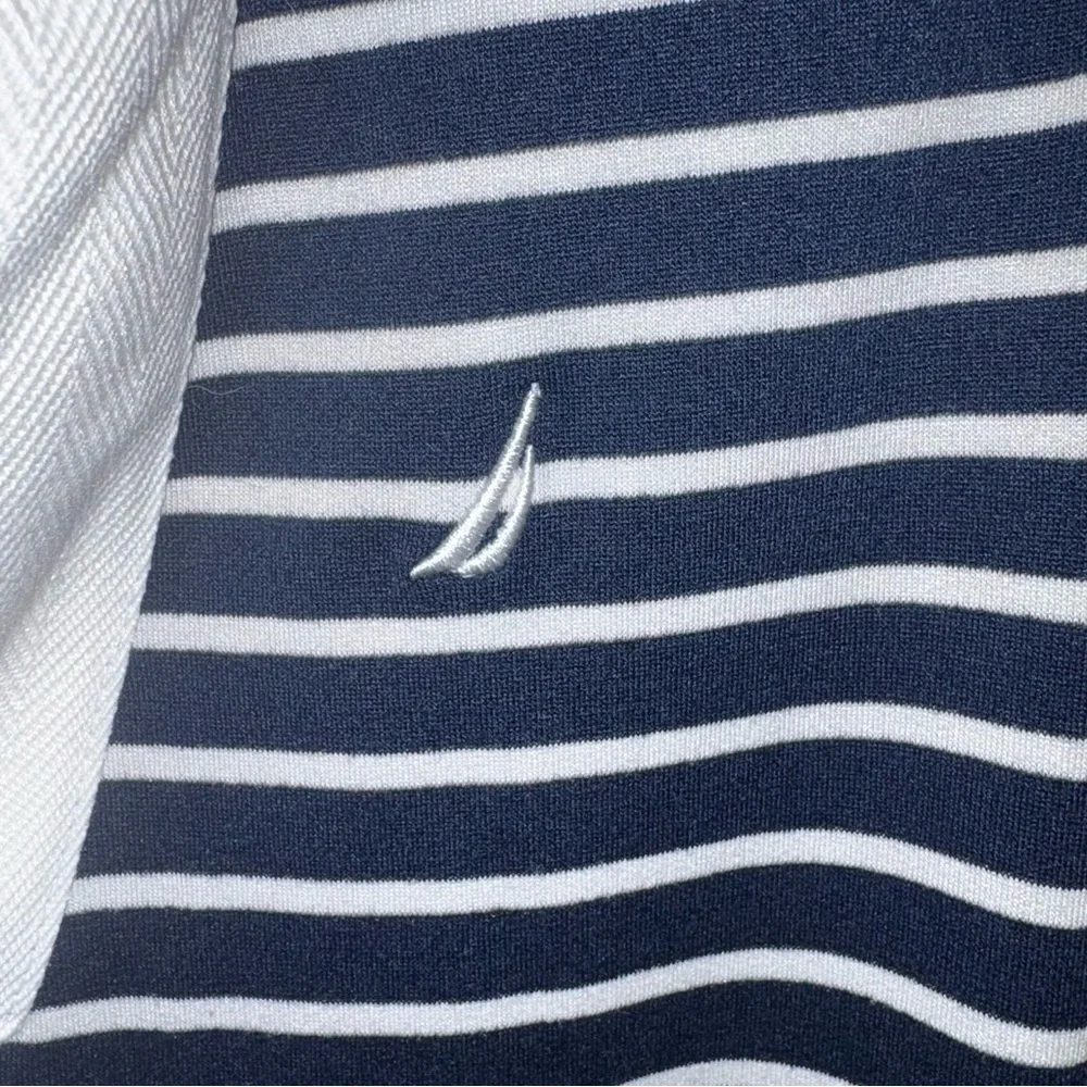 Nautica Jeans Navy and White Striped Dress - Picture 4 of 7